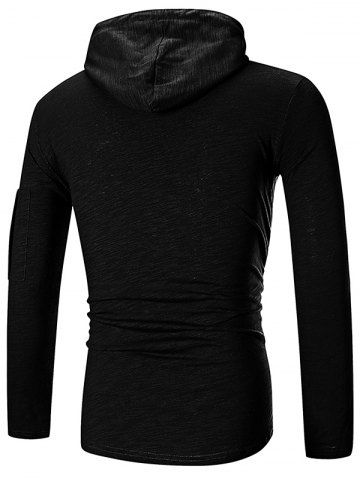 

Men Comfortable Hoodie Stylish Hooded Long Sleeve, Black