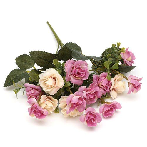 

Five-pronged Rose Artificial Flower Home Wedding Party Decorations