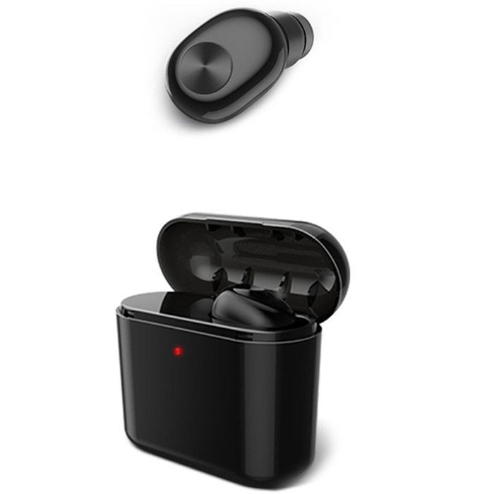 

BL1 Wireless Bluetooth Earbuds Invisible Mini Earphone with Charging Box, Black