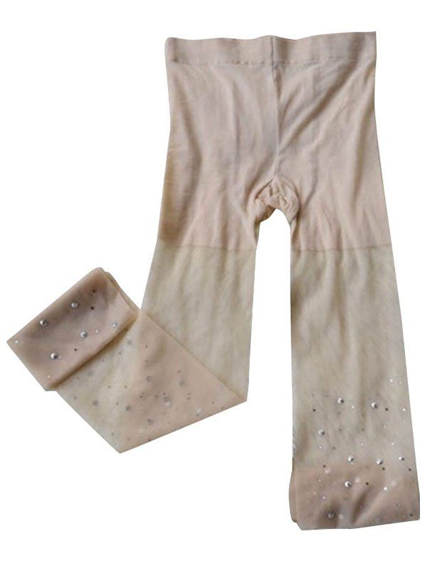 

Fashion Crystal Stockings Skin Color, Deep peach