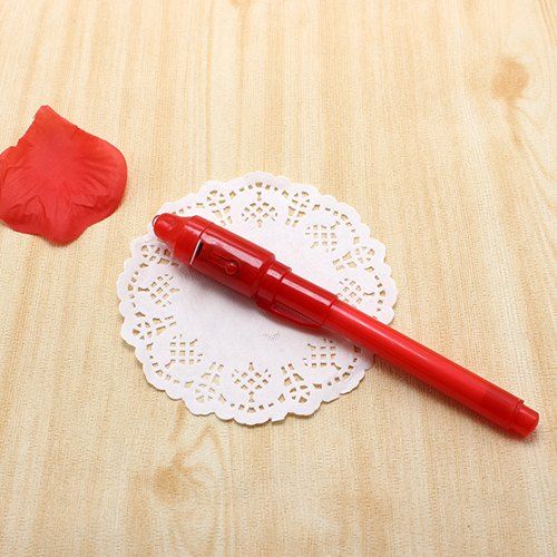 

Big Head Luminous Light Pen Magic Drawing Invisible Ink Learning Education Toys for Child, Chestnut red