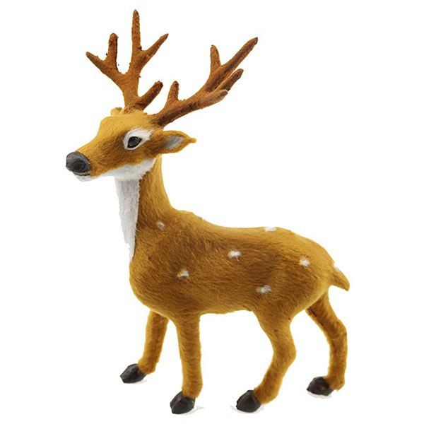 

Creative Plush Elk Simulation Deer Ornament for Christmas Prop / Decoration, Multi-a