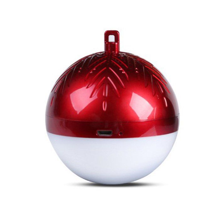 

Creative Wireless Bluetooth 4.1 Mini Speaker Audio Light for Christmas Gift, Cherry red