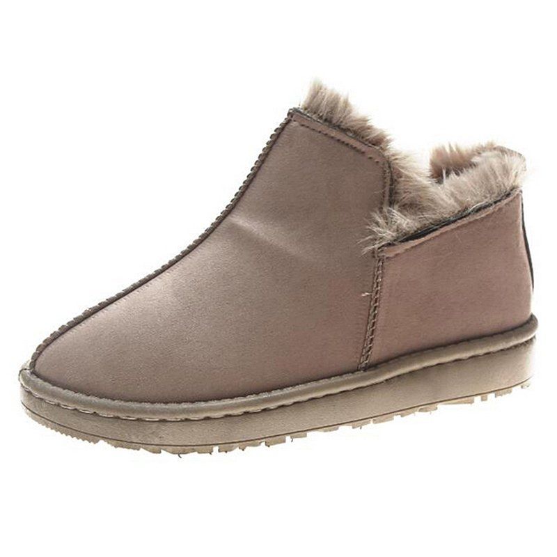 

Women's Shoes Warm Casual Wearable Anti-slip Boots, Tan