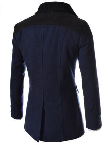 

Men's Coats Stylish Turn-down Collar Comfort Warm, Black