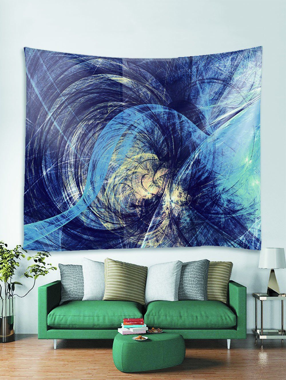 

Abstract Print Tapestry Wall Hanging Decoration, Multi