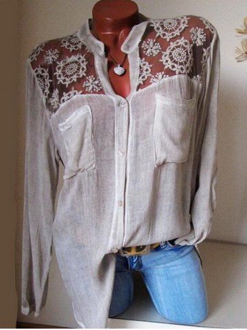 

SWWY 091 Women Lace Shirt, Black