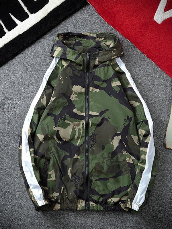 

Autumn And Winter Camouflage Camouflage Windproof Jacket, Army green