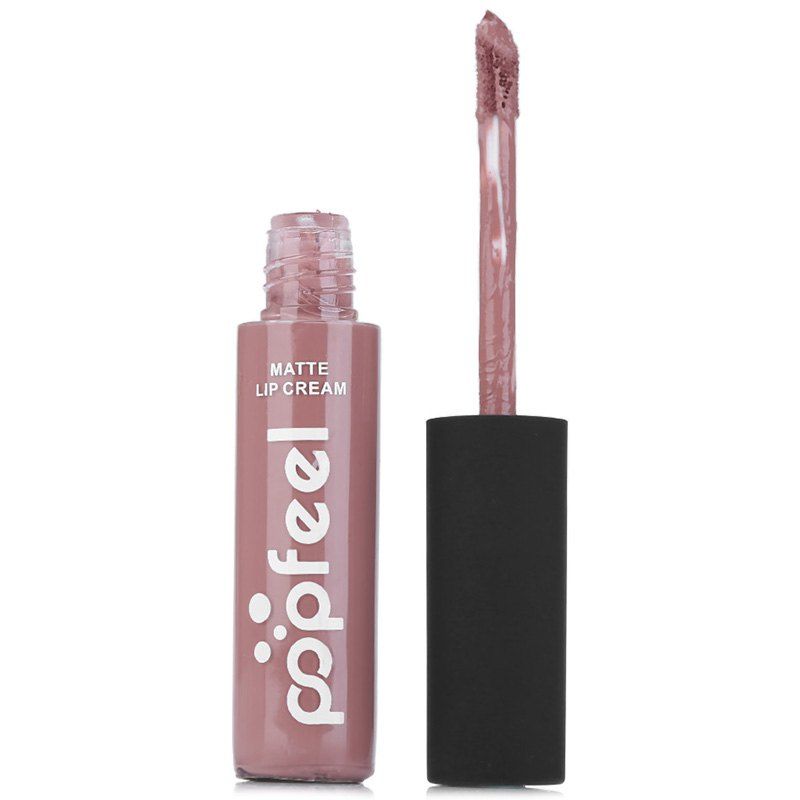 

Popfeel 12 Color Matte Lasting Liquid Lip Gloss, Rust