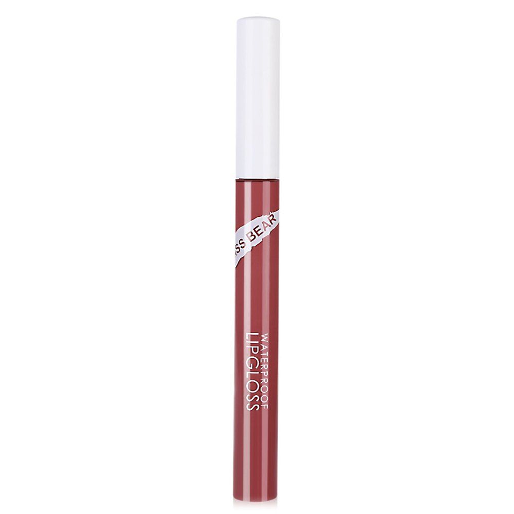 

KISS BEAR LF01 Non-stick Cup Matte Long Lip Gloss 1pc, Multi-a