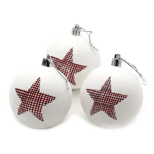 

Christmas Decorations Matte Ball, Red