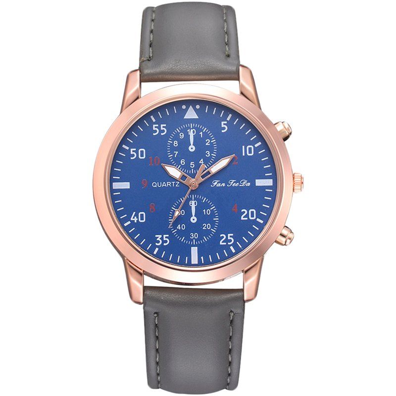 

Fanteeda FD299 Brand Trend Casual Fashion Simple Small Dial Men Watch, Gray