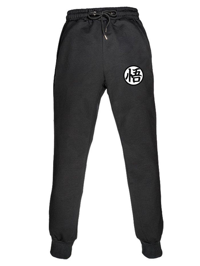 

Men Comfortable Pants Print Elastic Sports, Multi-a