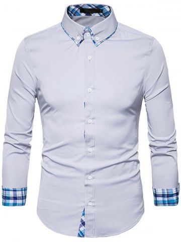 camisas manga larga hombre