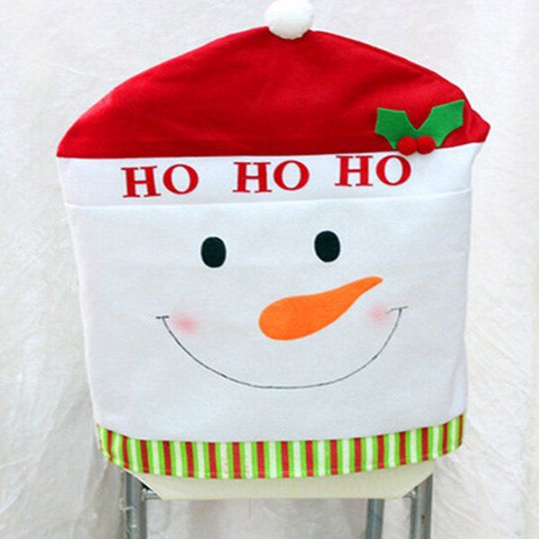 

Christmas Chair Set Christmas Supplies Table Decoration Gift, Red