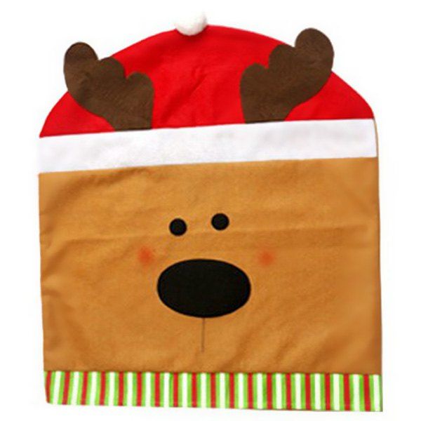 

Christmas Chair Set Christmas Supplies Table Decoration Gift, Red