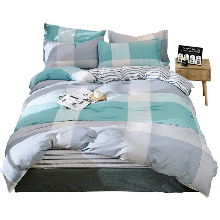 2019 Home Textile Combed Cotton Four Piece Bed Sheet Quilt Cover Affordable Home Textile Combed Cotton Four Piece Bed Sheet Quilt Cover