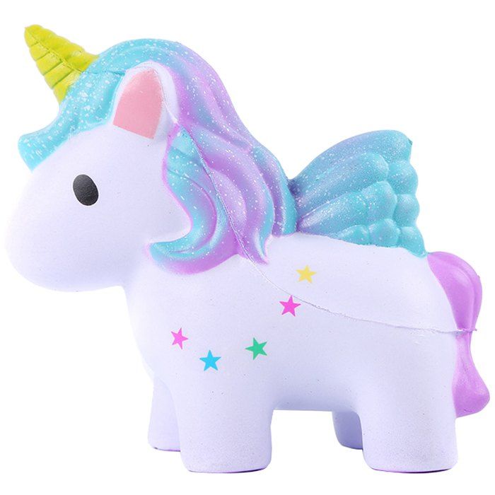 

Simulation Pu Unicorn Slow Rebound Decompression Crafts Toy with Fragrance, Multi