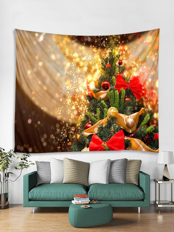 

Christmas Tree Print Tapestry Wall Hanging, Multi