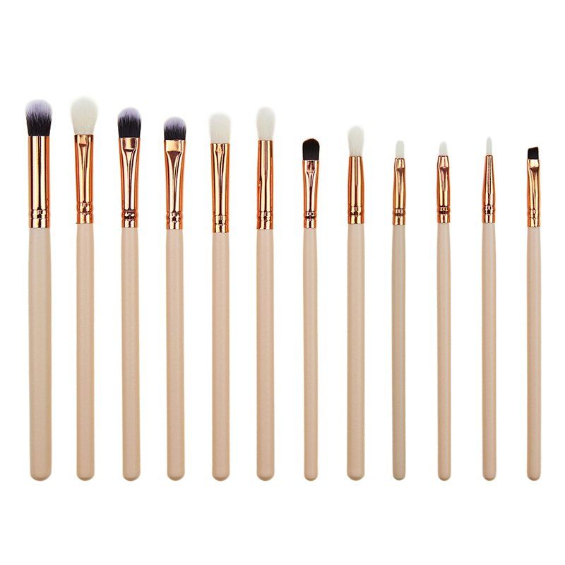 

Makeup Brush Eye Shadow Eyeliner 12pcs, Pink