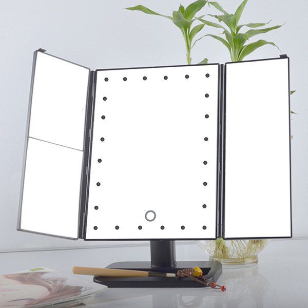 

TODO Cosmetic LED 24 Lights Magnification Makeup Mirror, Black