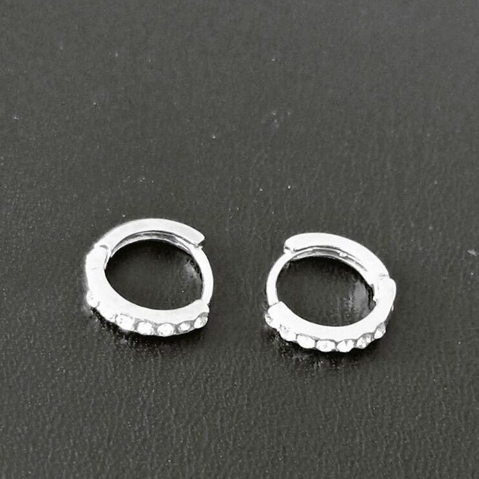 

Fashion Temperament Diamond Small Earrings, Silver