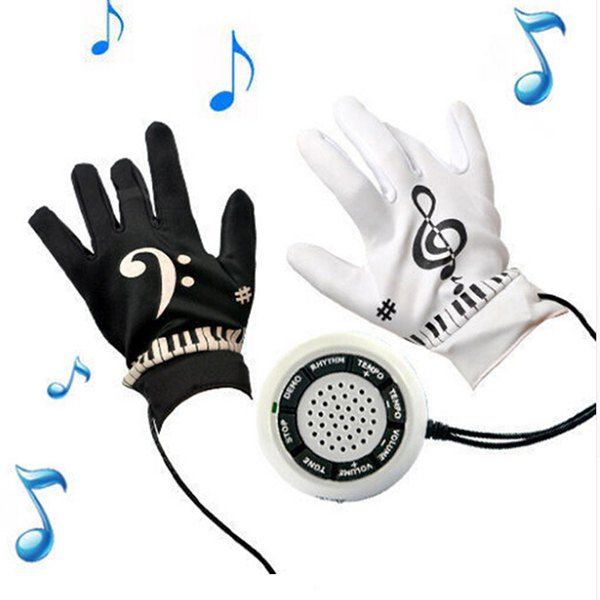

Creative Magic Electronic Piano Gloves Music Instrument, White