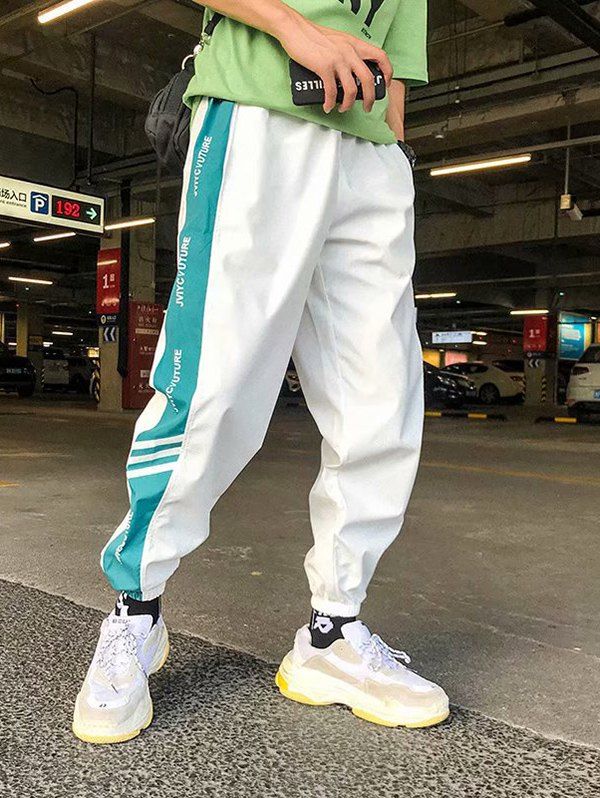 

Men Leisure Pants Comfortable Slim Sports, Multi-b