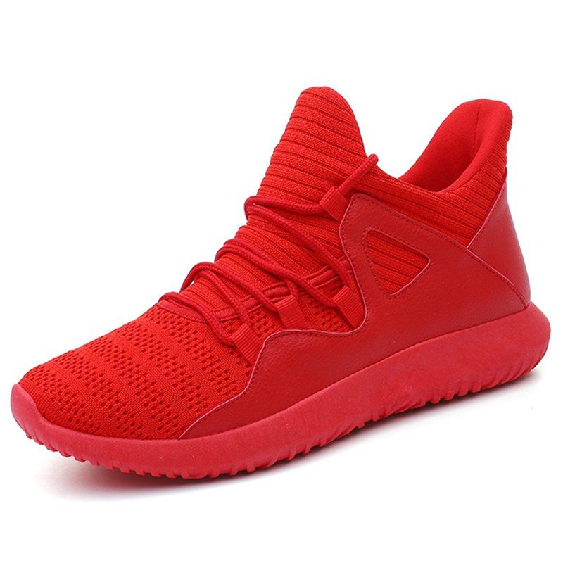 

Men Comfortable Sneakers Breathable Leisure Wearable, Red dirt