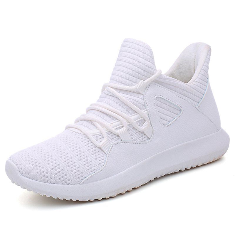 

Men Comfortable Sneakers Breathable Leisure Wearable, White
