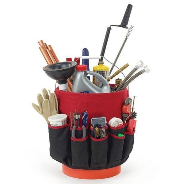 

Garden Tool Bag Multi-function Portable Garden Tool Bag, Red