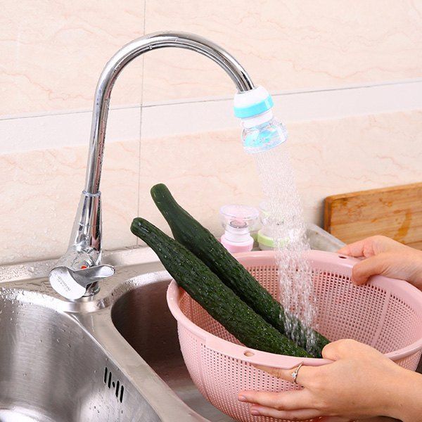 

Household Rotary Faucet Splash Shower Filter, Pink