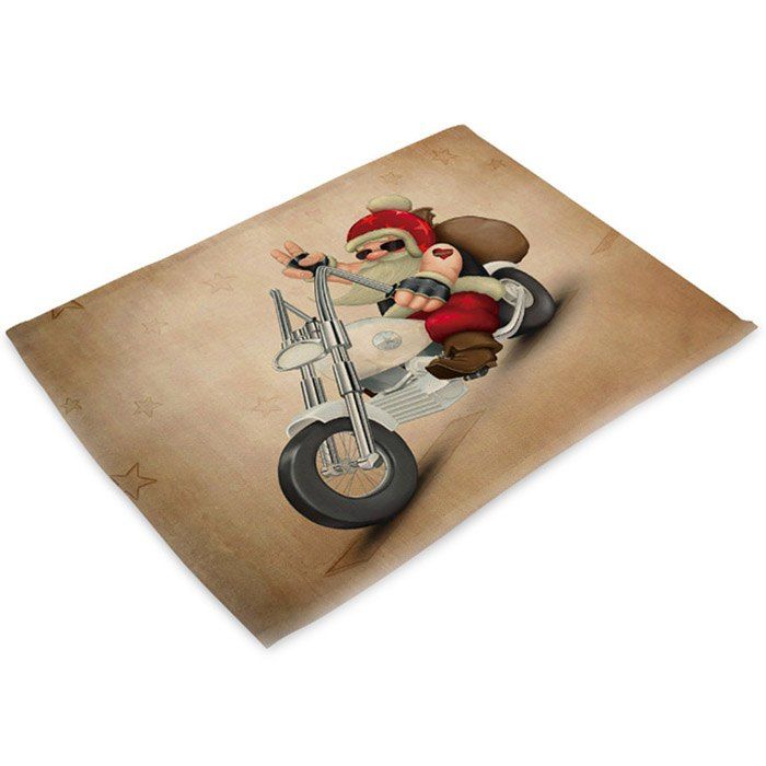 

Christmas Decoration Fabric Table Mat, Multi-c