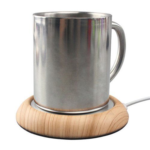 

USB Heating Coaster Coffee Warm Coaster, Tan