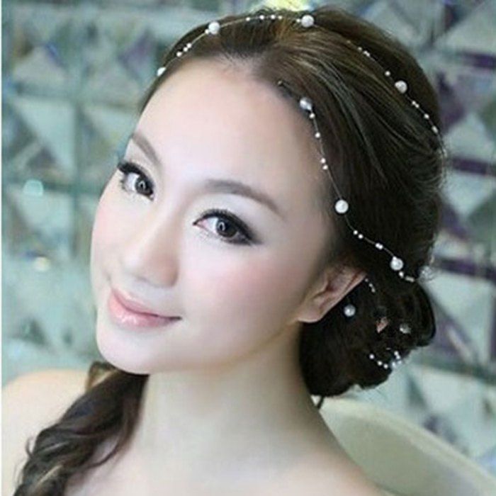 2019 9 K1572 Wild Bride Starry Hair Headdress Korean Flower Head