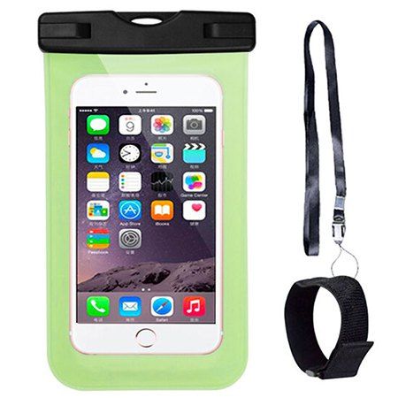 

Touch Screen Mobile Phone Waterproof Case Beach Waterproof Mobile Phone Bag For Huawei / Xiaomi / OPPO / VIVO / Apple, Algae green