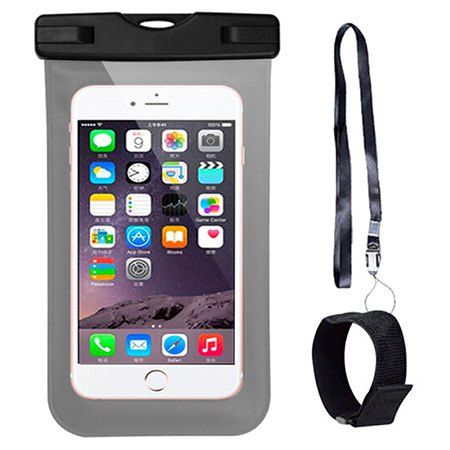 

Touch Screen Mobile Phone Waterproof Case Beach Waterproof Mobile Phone Bag For Huawei / Xiaomi / OPPO / VIVO / Apple, Black