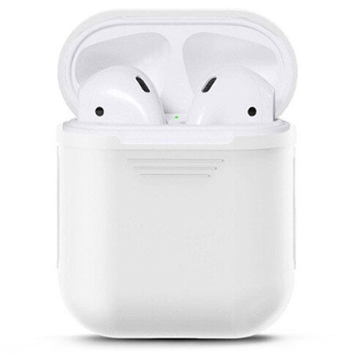 

Wireless Bluetooth Headset Anti-lost Silicone Case for AirPods, White