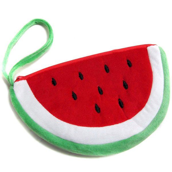 

Fruit Plush Toy Children Plush Tote, Red