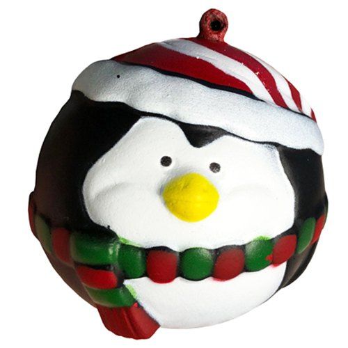 

Slow Rebound Santa Claus Penguin Snowman Squishy Christmas Toy, Red