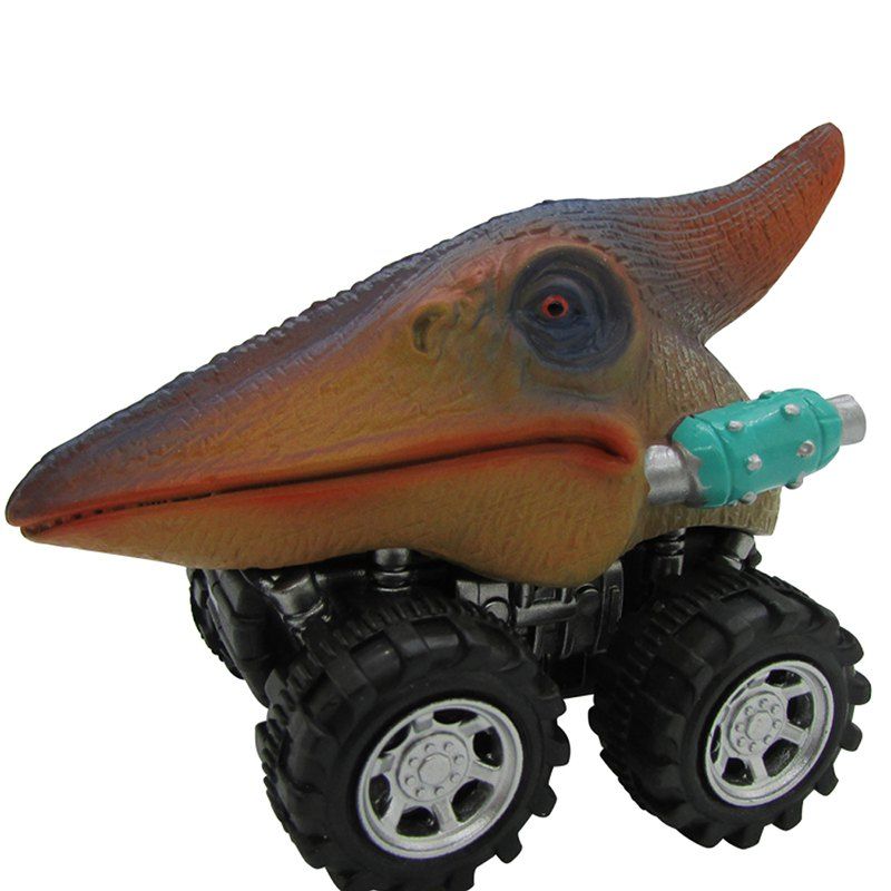 

Mini Dinosaur Model Pull Back Car Dinosaur Toy Car Model Pterosaur, Multi-a