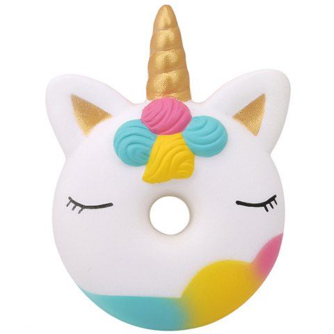  Squishy Slow Rebound Unicorn Donut Doll 