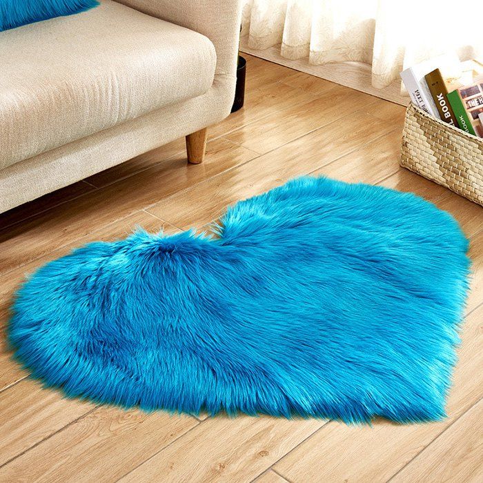 

Love Wool Carpet Floor Mat Mattress Blanket Sofa Cushion Mat, Tron blue