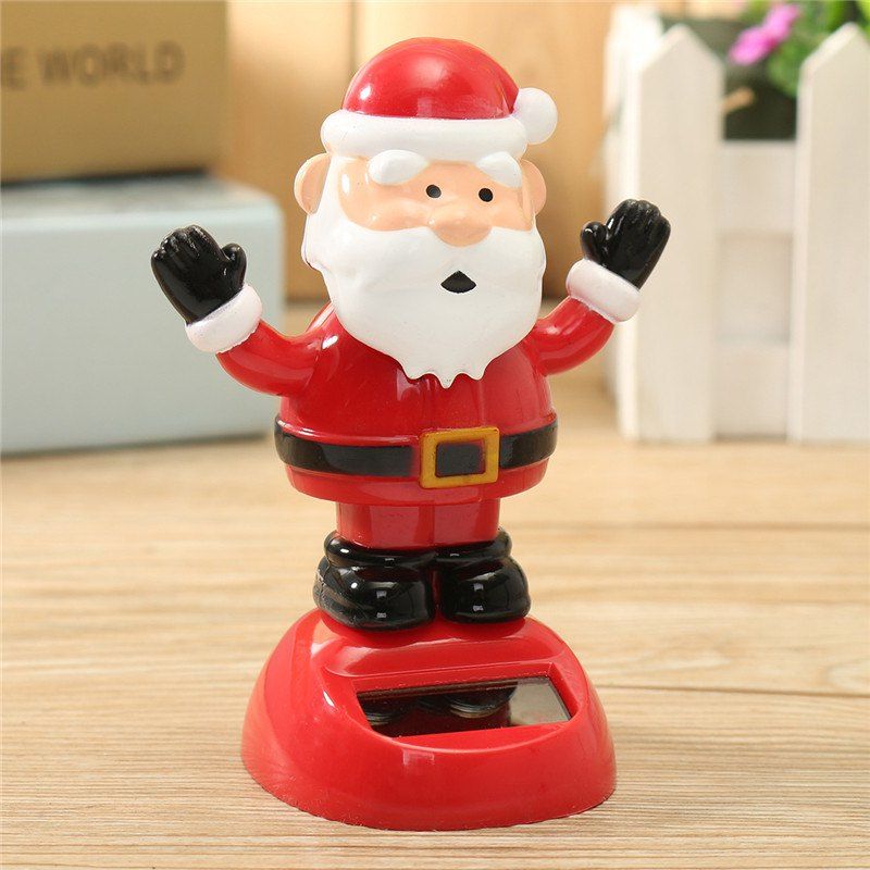 

Christmas Car Solar Doll, Multi-a