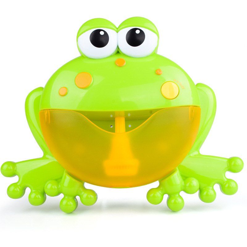 

Children's Bubble Bathing Partner Frog Bubble Machine Music Bathroom Bathing Bath Toys, Green