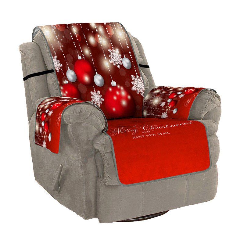 

3D Digital Printed Sofa Cover, Lava red