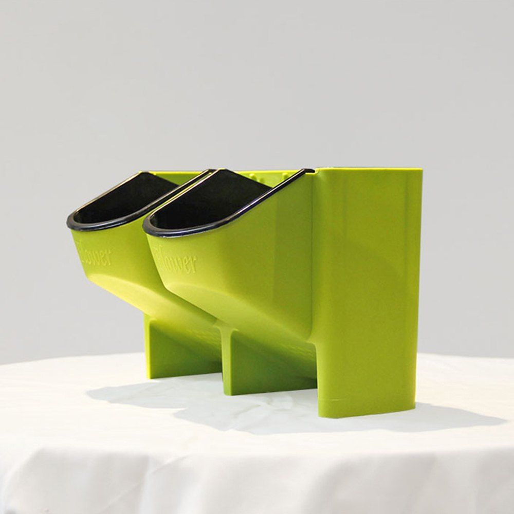 

Simple Three-dimensional Combination Plant Flower Pot, Green