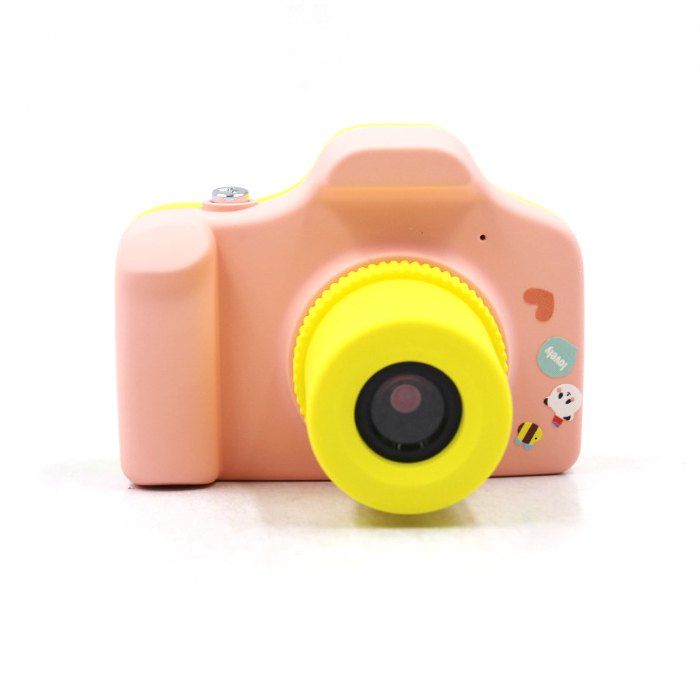 

Children Cartoon Digital Camera Birthday Gift Multi-function Toy, Pink