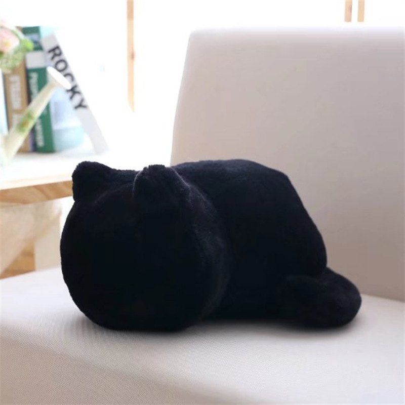 

Cute Fat Back Cat Pillow Doll, Black