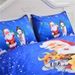 Christmas Series Quilt Home Textile Kit Bedding Three-piece Cool Pattern Couple Kit -  